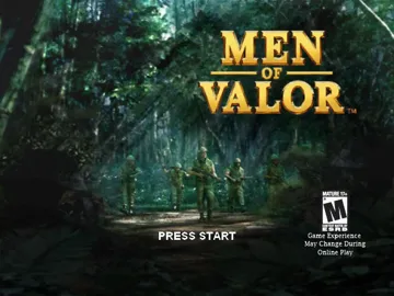 Men of Valor (USA) screen shot title